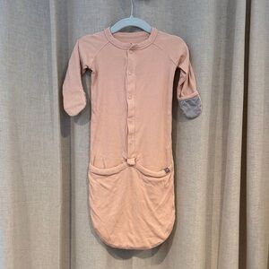 Goumi 24-hour Convertible Gown Rose Color Pink Bamboo Organic Cotton